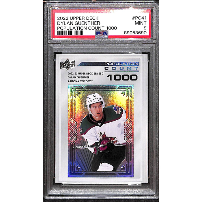 2022-23 Upper Deck Series 2 Population Count 1000 #PC41 Dylan Guenther