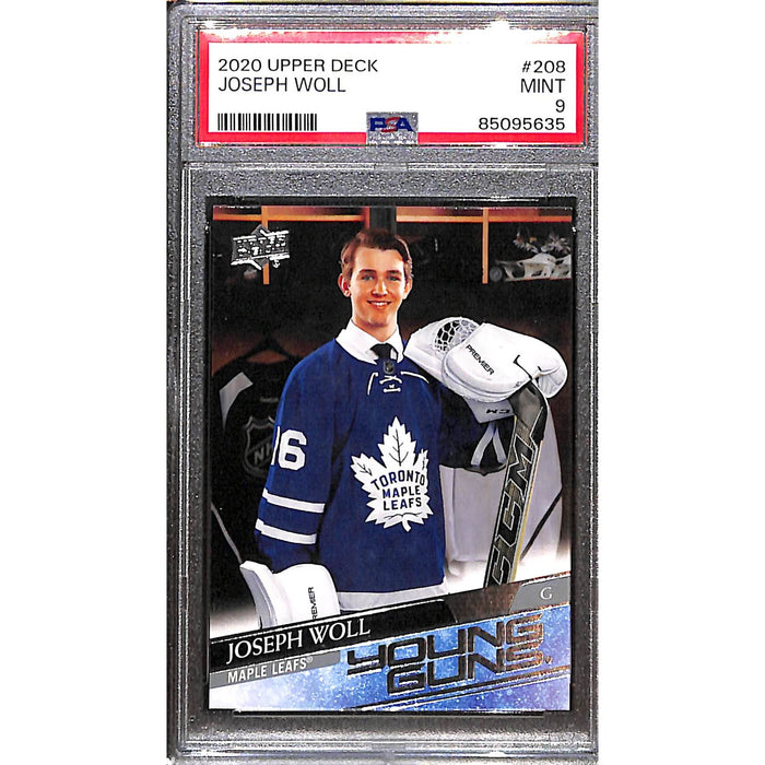 2020-21 Upper Deck Series 1 Young Guns #208 Joseph Woll PSA 9