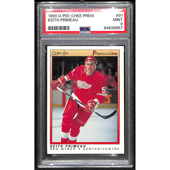1990 O-Pee-Chee Premier #91 Keith Primeau PSA 9 MINT