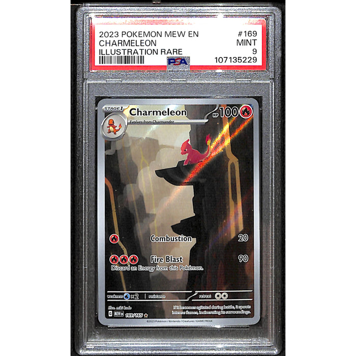 2023 Pokémon 151 Illustration Rare #169/165 Charmeleon PSA 9 MINT