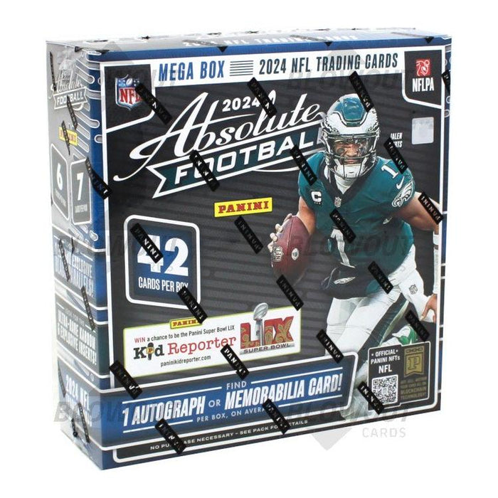 2024 Panini Absolute Football NFL Trading Cards Mega Box