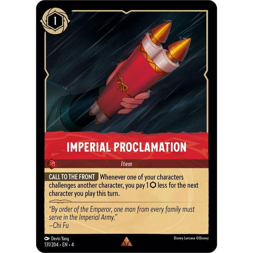 Imperial Proclamation