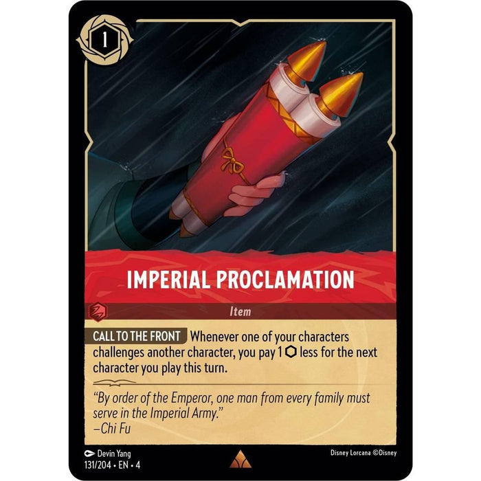 Imperial Proclamation
