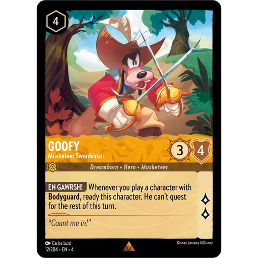 Goofy - Musketeer Swordsman