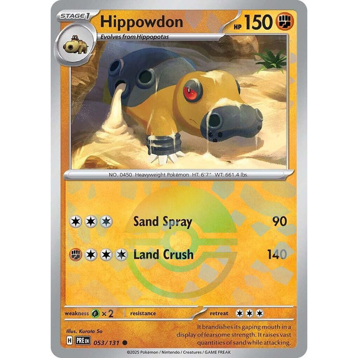 Hippowdon (Poke Ball Pattern)