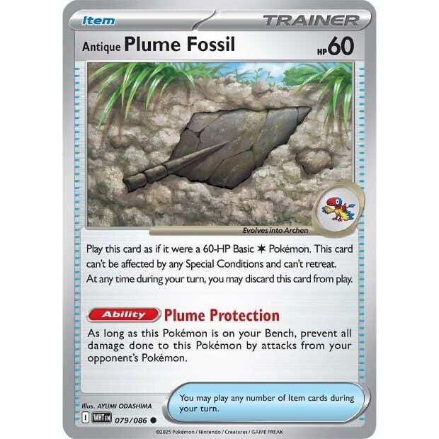 Antique Plume Fossil
