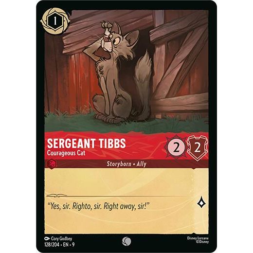 Sergeant Tibbs - Courageous Cat