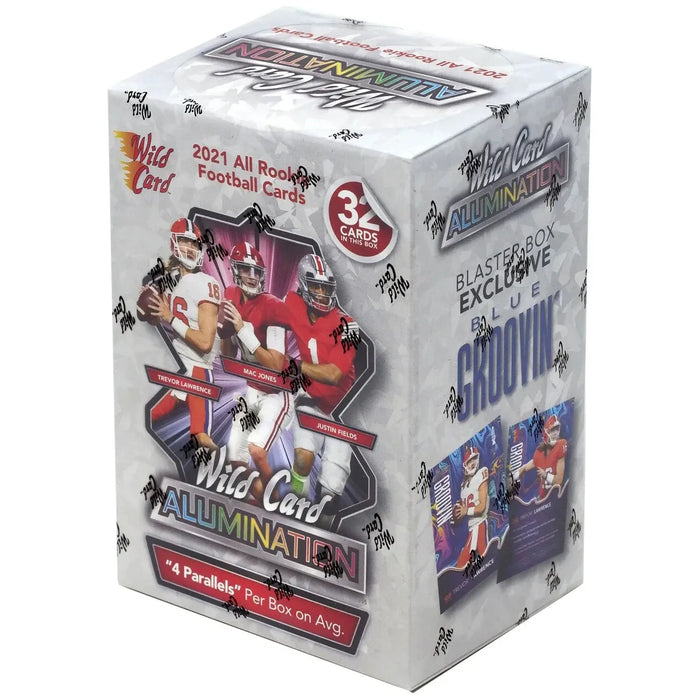 2021 Wild Card Aluminations Football Blaster Box