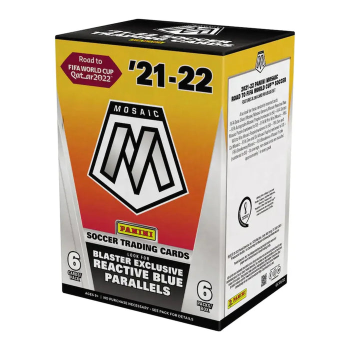 2021-22 Panini Mosaic Road to World Cup Soccer Blaster Box