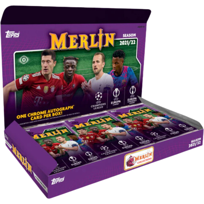 2021-22 Topps UEFA Champions League Merlin Chrome Soccer Hobby Box