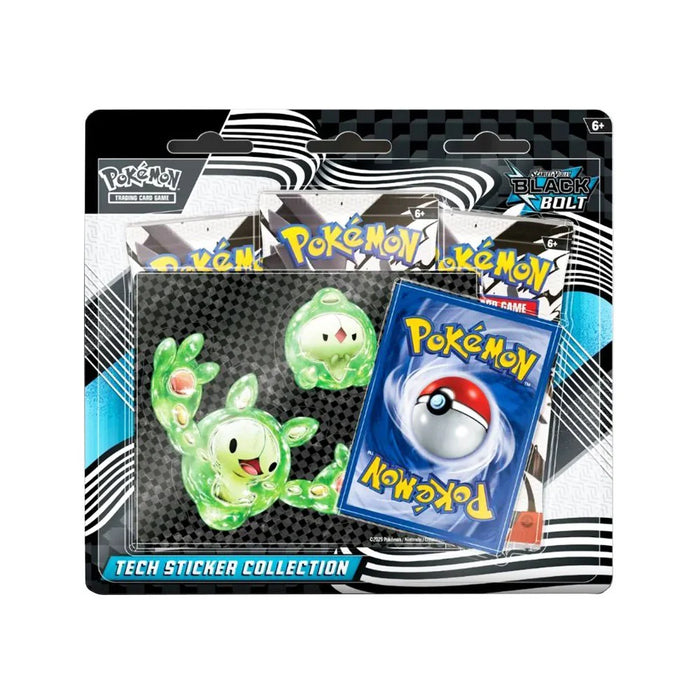 Pokémon Trading Card Game: Black Bolt Tech Sticker Collection 3-Pack Blister