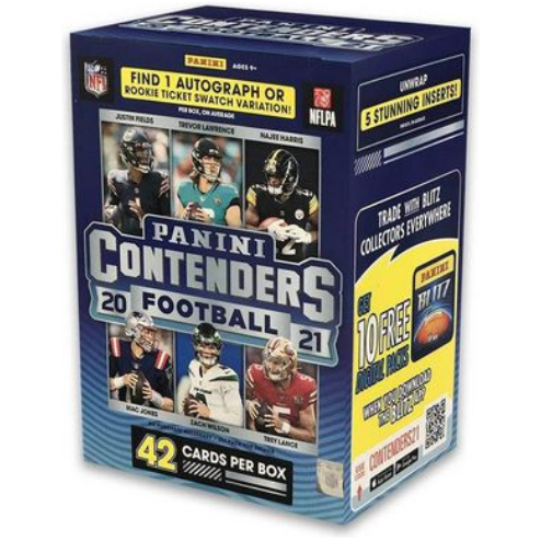 2020-21 Panini Contenders Football Blaster Box