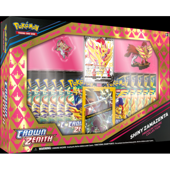Pokémon Crown Zenith Premium Figure Collection Shiny Zamazenta TCG