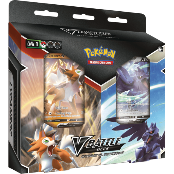 Pokémon V Battle Deck Lycanroc vs Corviknight