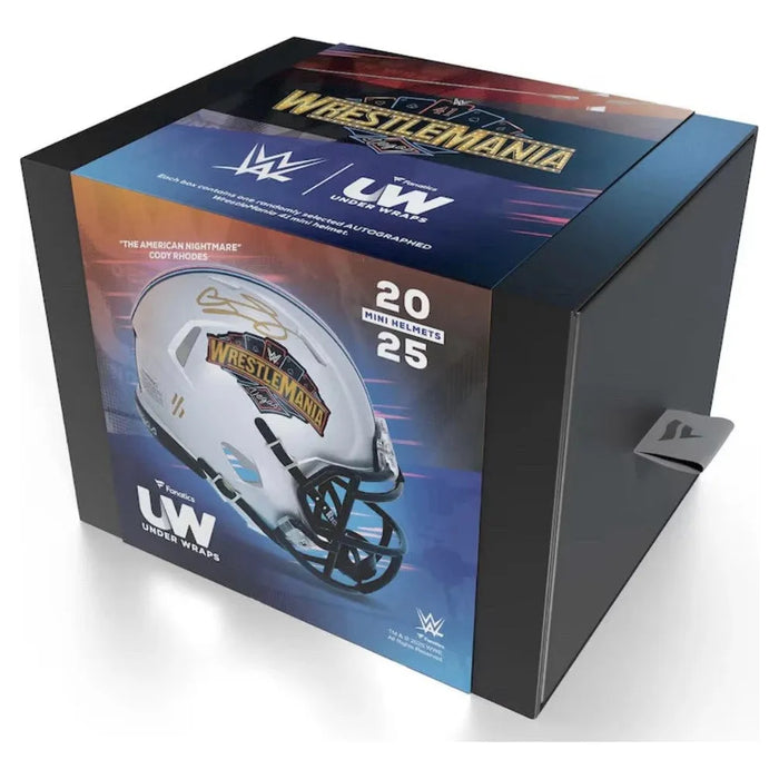 2025 Fanatics Under Wraps Wrestlemania Mystery Autographed Helmet