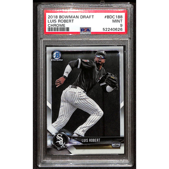 2018 Bowman Draft Chrome #BDC188 Luis Robert PSA 9