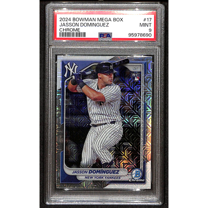 2024 Bowman Chrome Mega Box Rookie #17 Jasson Dominguez PSA 9