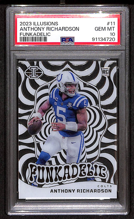 2023 Panini Illusions Funkadelic Rookie #11 Anthony Richardson PSA 10 GEM MT