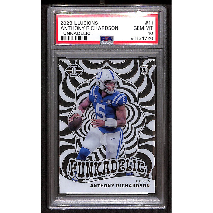 2023 Panini Illusions Funkadelic Rookie #11 Anthony Richardson PSA 10 GEM MT