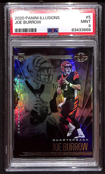 2020 Panini Illusions Rookie  #5 Joe Burrow PSA 9