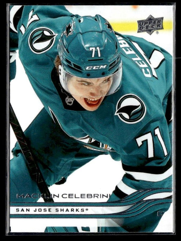 2025-26 Upper Deck Series 1 Hockey #136 Macklin Celebrini