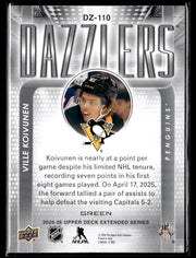 2025-26 Upper Deck Extended Series Hockey Dazzlers Green #DZ-110 Ville Koivunen (2)