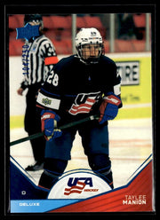2026 Upper Deck USA Hockey Juniors Hockey Deluxe Taylee Manion /250