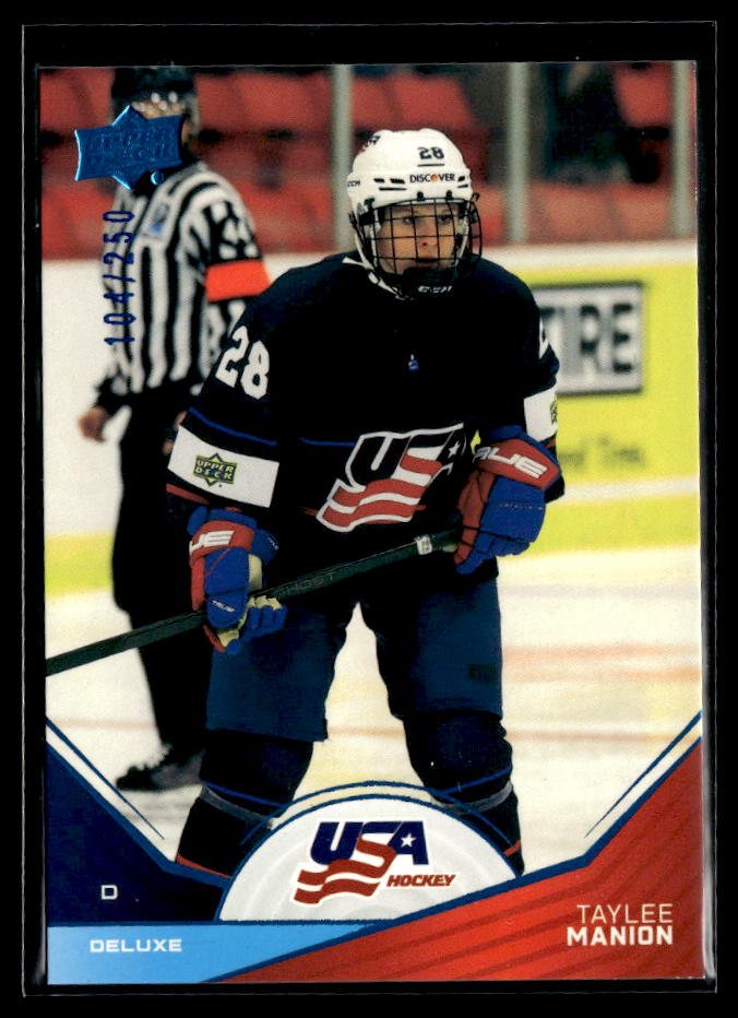 2026 Upper Deck USA Hockey Juniors Hockey Deluxe Taylee Manion /250