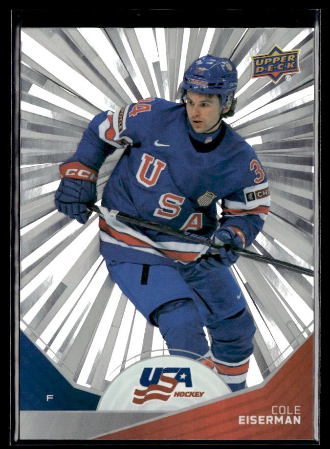 2026 Upper Deck USA Hockey Juniors Hockey Outburst Cole Eiserman