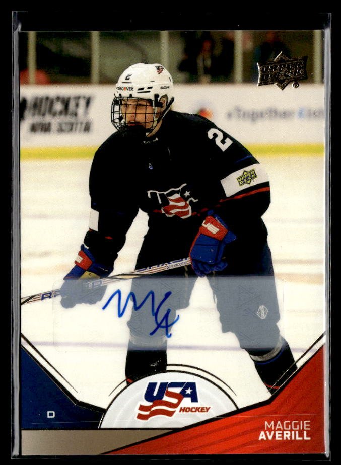 2026 Upper Deck USA Hockey Juniors Hockey Signatures #26 Maggie Averill Auto