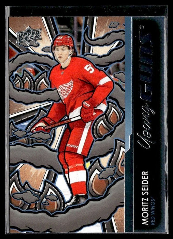 Hockey single: Moritz Seider #469 (Young Guns Renewed) from 2024-25 Upper Deck Series 2