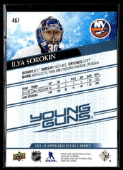2024-25 Upper Deck Series 2 Hockey Young Guns Renewed #461 Ilya Sorokin (2)