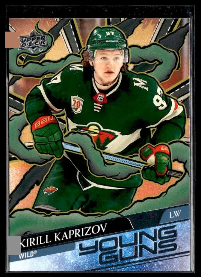 Kirill Kaprizov - #451 Young Guns Renewed hockey card from 2024-25 Upper Deck Series 2