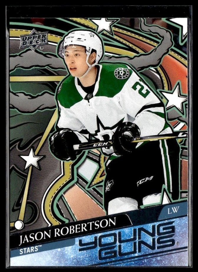 Hockey single: Jason Robertson #235 (Young Guns Renewed) from 2024-25 Upper Deck Series 2