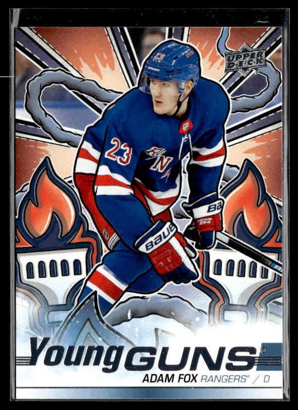 2024-25 Upper Deck Series 2 Young Guns Renewed Adam Fox #228 hockey single