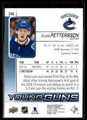 2024-25 Upper Deck Series 2 Hockey Young Guns Renewed #248 Elias Pettersson (2)