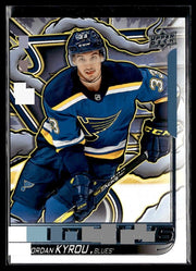 Hockey single: Jordan Kyrou #241 (Young Guns Renewed) from 2024-25 Upper Deck Series 2