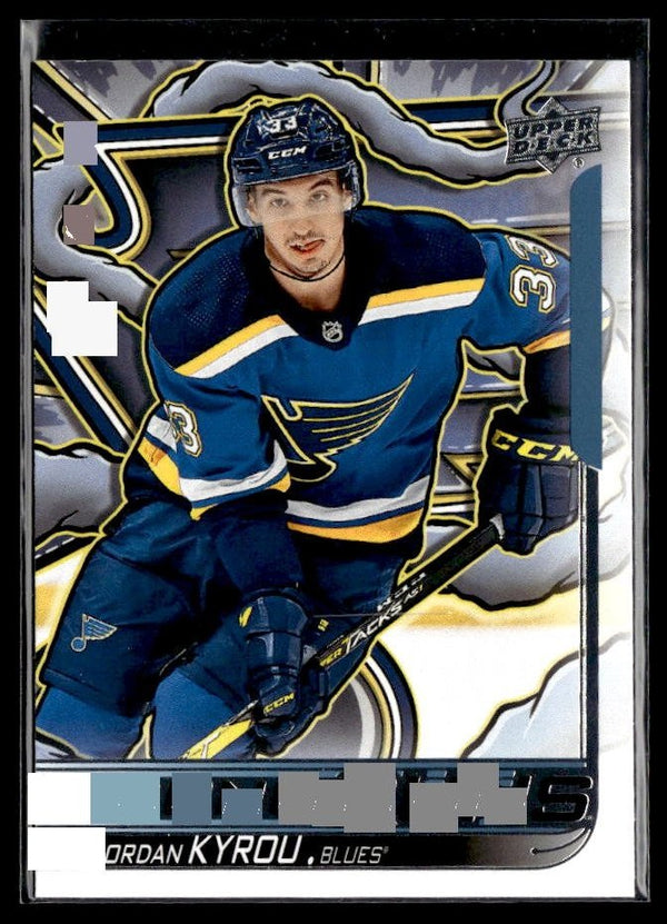 Hockey single: Jordan Kyrou #241 (Young Guns Renewed) from 2024-25 Upper Deck Series 2