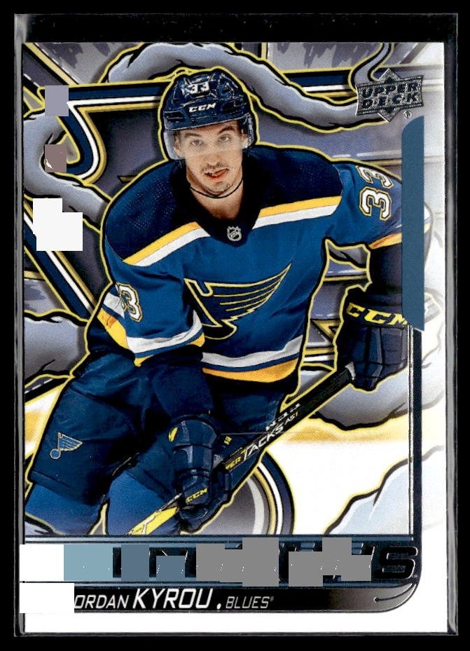 Hockey single: Jordan Kyrou #241 (Young Guns Renewed) from 2024-25 Upper Deck Series 2