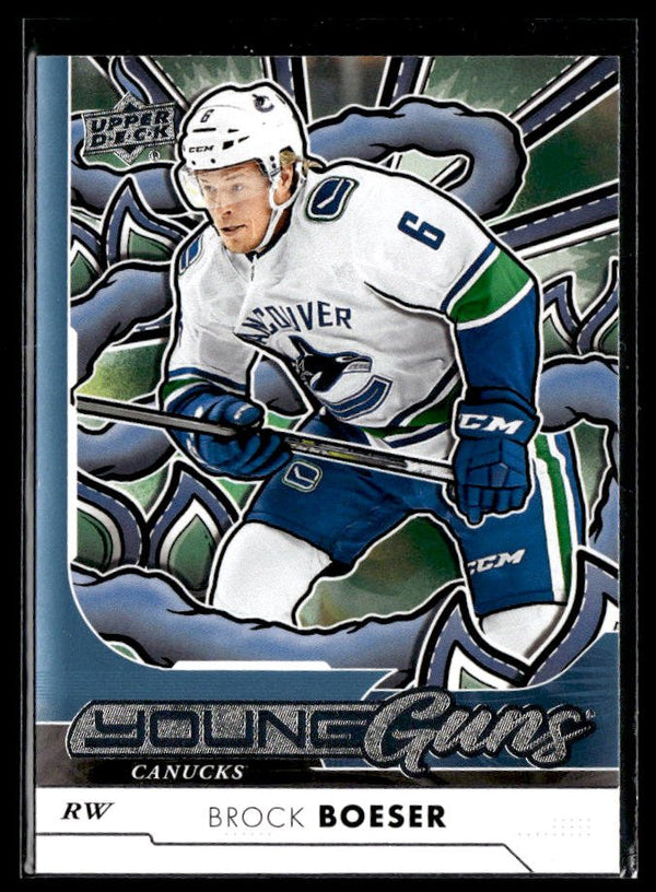 Brock Boeser - #247 Young Guns Renewed hockey card from 2024-25 Upper Deck Series 2