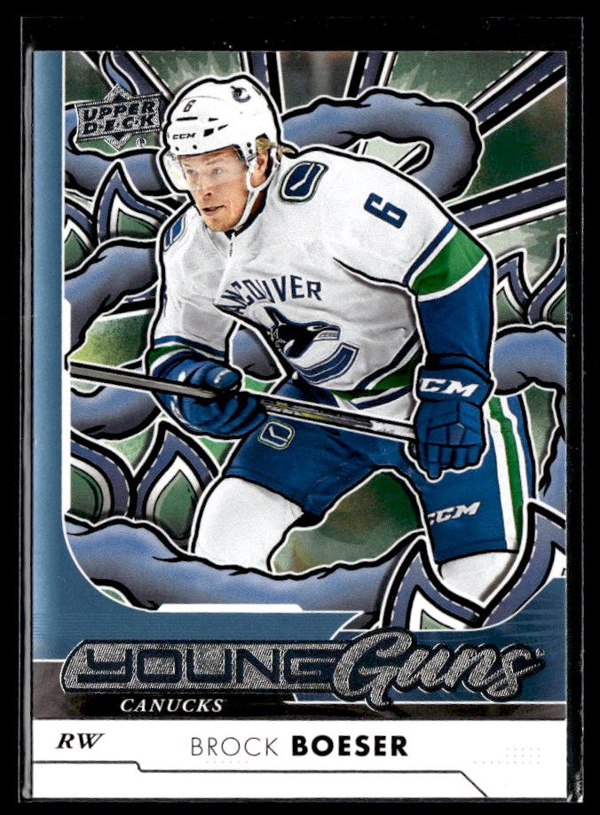 Brock Boeser - #247 Young Guns Renewed hockey card from 2024-25 Upper Deck Series 2