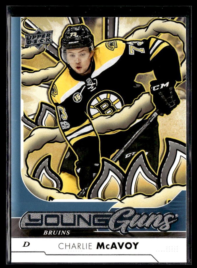 Hockey single: Charlie McAvoy #242 (Young Guns Renewed) from 2024-25 Upper Deck Series 2