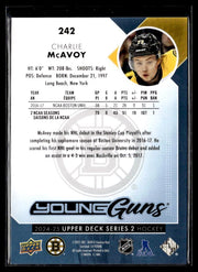 2024-25 Upper Deck Series 2 Hockey Young Guns Renewed #242 Charlie McAvoy (2)