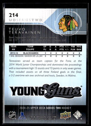 2024-25 Upper Deck Series Two Hockey Young Guns Renewed #214 Teuvo Teravainen (2)