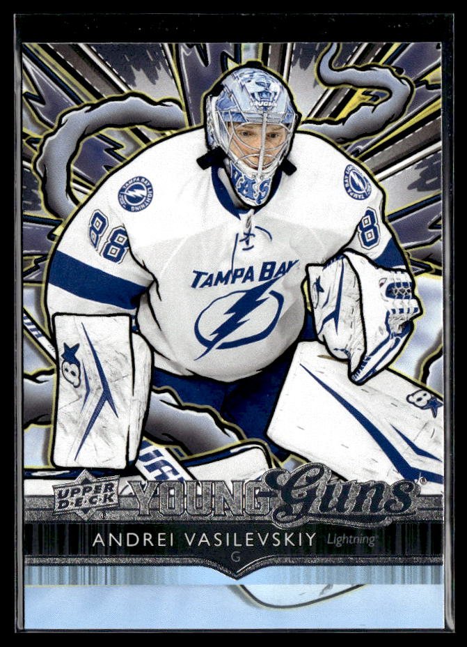 Hockey single: Andrei Vasilevskiy #478 (Young Guns Renewed) from 2024-25 Upper Deck Series Two