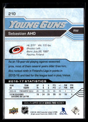 2024-25 Upper Deck Series Two Hockey Young Guns Renewed #210 Sebastian Aho (2)