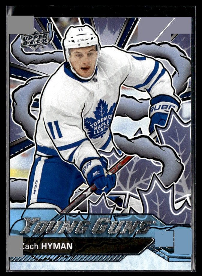 Hockey single: Zach Hyman #222 (Young Guns Renewed) from 2024-25 Upper Deck Series Two