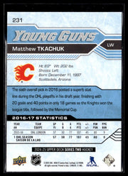 2024-25 Upper Deck Series Two Hockey Young Guns Renewed #231 Matthew Tkachuk (2)
