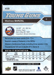 2024-25 Upper Deck Series Two Hockey Young Guns Renewed #458 Mathew Barzal (2)