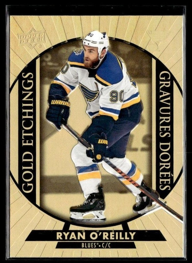 2020-21 Upper Deck Tim Hortons Gold Etchings Ryan O'Reilly #G-7 hockey single